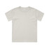 A light grey kids' heavy faded T-shirt featuring a round neckline and short sleeves. It has a logo tag on the inside.