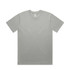 A light grey classic t-shirt with short sleeves and a crew neckline. It features a logo on the label.