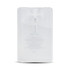 A transparent hand sanitiser card with a sleek design, featuring a small nozzle for dispensing.