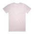 A plain beige t-shirt featuring a round neckline and short sleeves, displaying a simple design without front graphics.
