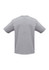 A grey short sleeve T-shirt with a relaxed fit. It features a simple design and has a logo.