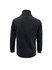 A men's heavy weight fleece jumper in black, featuring a high collar and long sleeves. It has a logo on the back.