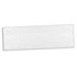 A white full-colour sports towel featuring a textured surface, suitable for gym use, with a logo in one corner.