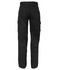 Navy cargo pants featuring multiple pockets and a classic straight-leg design. Includes a logo on the garment.