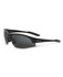 Polarised sunglasses in black, featuring a sleek design with a logo on the arm. Part of the JB's collection.