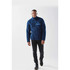 Men's Bergen Sherpa fleece jacket in navy blue, featuring a zip front and a logo on the chest.