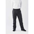 Men's Olympia Rain Pant in black, featuring an elastic waistband and a subtle logo. Designed for comfort and practicality.