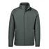 A men's thermal jacket in dark green with a zipped front and high collar, featuring a subtle logo.