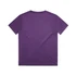 A purple kids' t-shirt featuring a simple design, with no visible logos or text on the back.