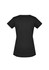 A black Women's Streetworx Tee featuring a simple design and a logo on the back.
