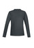 A long sleeve polo shirt in dark green, featuring a simple design with a logo. Back view displayed.