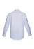 A men's long sleeve button-up shirt featuring a blue and white checkered pattern, with a back view.