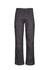 Midweight grey cargo pants with side pockets, featuring a straight leg design and a waistband.
