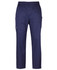 Unisex premium scrubs cargo pants in navy blue, featuring an elastic waistband and side pockets.