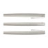 A metallic silver Lamy Studio Rolling Ball Pen displayed from multiple angles, featuring a sleek design and clip.