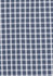 A patterned fabric featuring a navy blue and white check design, suitable for a long sleeve shirt.