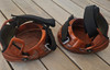 Lightly Used Arizona Copper Renegade Viper 'Shield' Hoof Boots size 135x130 (1 pair)