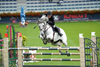 See below photo of Scootboots Sponsored Show Jumper in Belgium, Rik Nauta who is jumping 1.45 on grass and is often worried about slick wet grass. Scootboot installed their ice studs for him on a pair of Scootboot Classics when he is jumping in wet conditions. The ice studs are a lot smaller than some other studs on the market. They used 4 studs on each Scootboot Classic, one on each "corner".