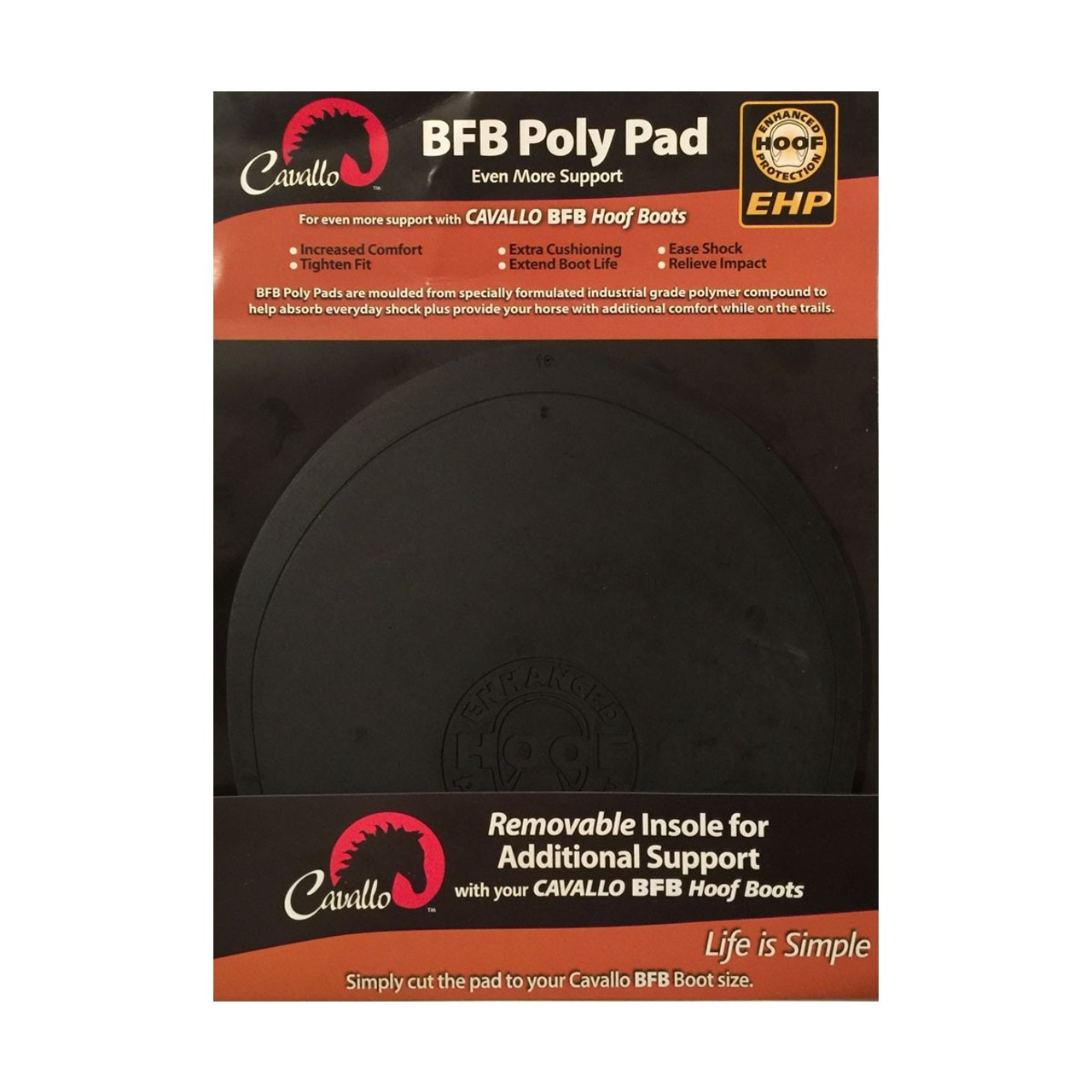 Cavallo's Enhanced Protection Gel Pads Hoof boots Horse Supplies