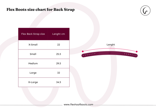 (Discontinued Colours) Flex Boot Back Strap (single)