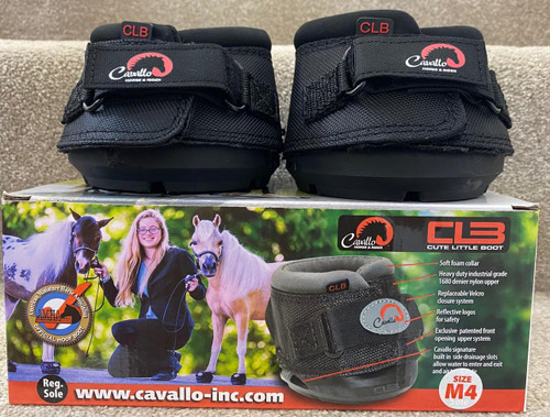 Tried on! Cavallo Cute Little Boot Hoof Boots size M4 Regular (1 pair)