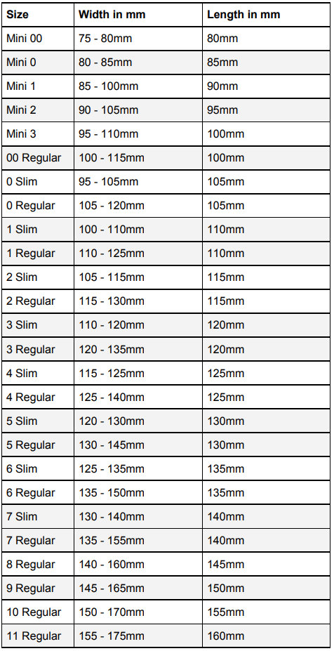 scoot-boot-size-charts