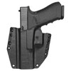 Fits Glock 17, 22, 47 Gen 6 Black Leather Hybrid, OWB