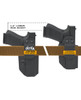 Smith & Wesson M&P Shield Plus, Shield 1.0/2.0 - 9mm/40 Cal  - Ultra Low-Ride AIWB Holster
