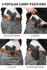 Smith & Wesson Bodyguard .380 ACP - Ambidextrous AIWB/OWB Holster