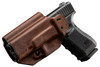 Glock 19, 23, 44 -  Hybrid Leather/Boltaron - Appendix - OWB/IWB Holster - Ambidextrous