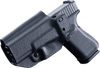 Glock 19, 23, 44, 45 Black Leather Hybrid AIWB