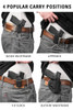 Graphic Holster - fits Glock 43/43x/43x MOS - Ambidextrous AIWB/OWB