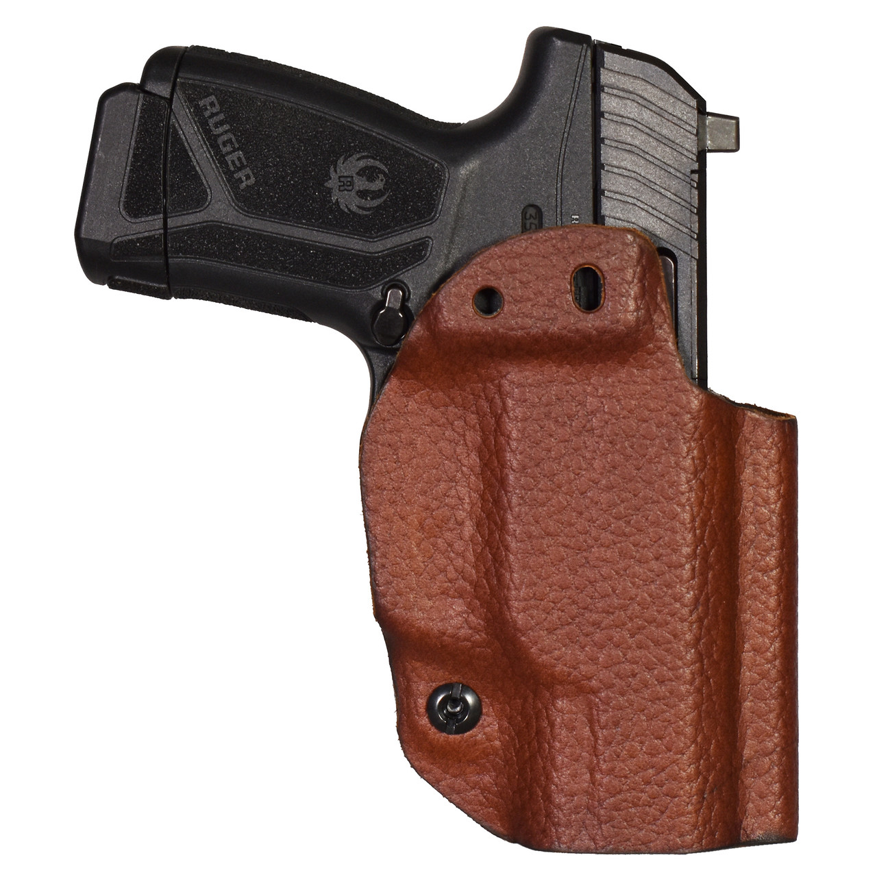 AZULA Leather Pancake Holster For Ruger MAX-9 9mm - Tan OWB Thumb Break