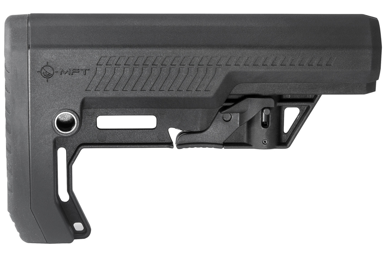 【実物】MFT BUTTSTOCK バットストック アルミニウム ミニマリスト MFT ミニマリストアルミストック 実物 BMSMIL-MTL-BL | MISSION FIRST