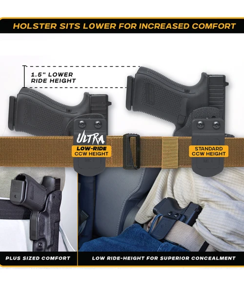 Smith & Wesson SD9 2.0, SD40 2.0, SD9, SD40, SD9 VE, SD40 VE   - Ultra Low-Ride AIWB Holster