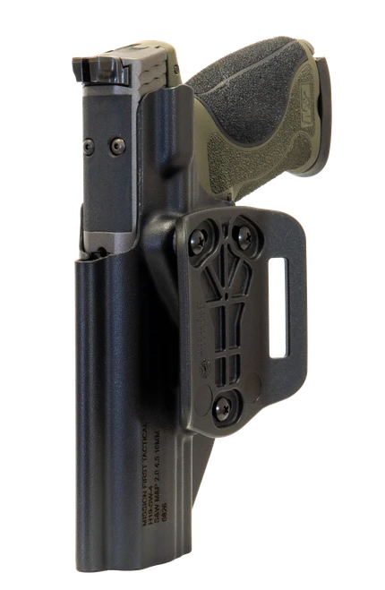 Smith & Wesson M&P® M2.0® 4.6” Thumb Safety 10MM/.45 ACP OWB Modular Hole Pattern (MHP) Holster