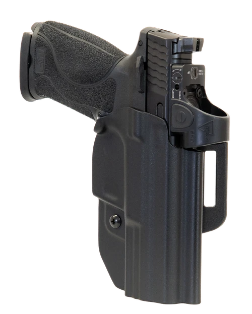 Smith & Wesson M&P® M2.0® 4” Thumb Safety 10MM/.45 ACP OWB Modular Hole Pattern (MHP) Holster