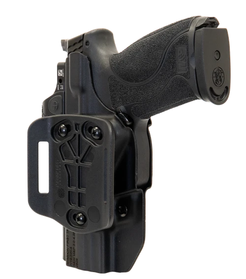 Smith & Wesson M&P® M2.0® 4” Thumb Safety 10MM/.45 ACP OWB Modular Hole Pattern (MHP) Holster