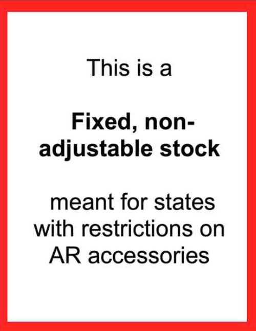 BATTLELINK Minimalist Milspec Stock - Restricted State Compliant BATTLELINK Minimalist Milspec Stock - Restricted State Compliant