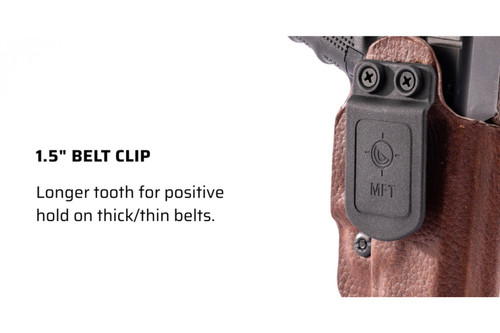 Springfield Hellcat Micro-Compact OSP 9mm - Black Leather Hybrid AIWB Springfield Hellcat Micro-Compact OSP 9mm - Black Leather Hybrid AIWB