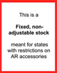 BATTLELINK Minimalist Commercial Stock - Restricted State Compliant
