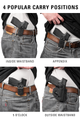 Fits Glock 19/23/44/45 - Ambidextrous AIWB/OWB Holster