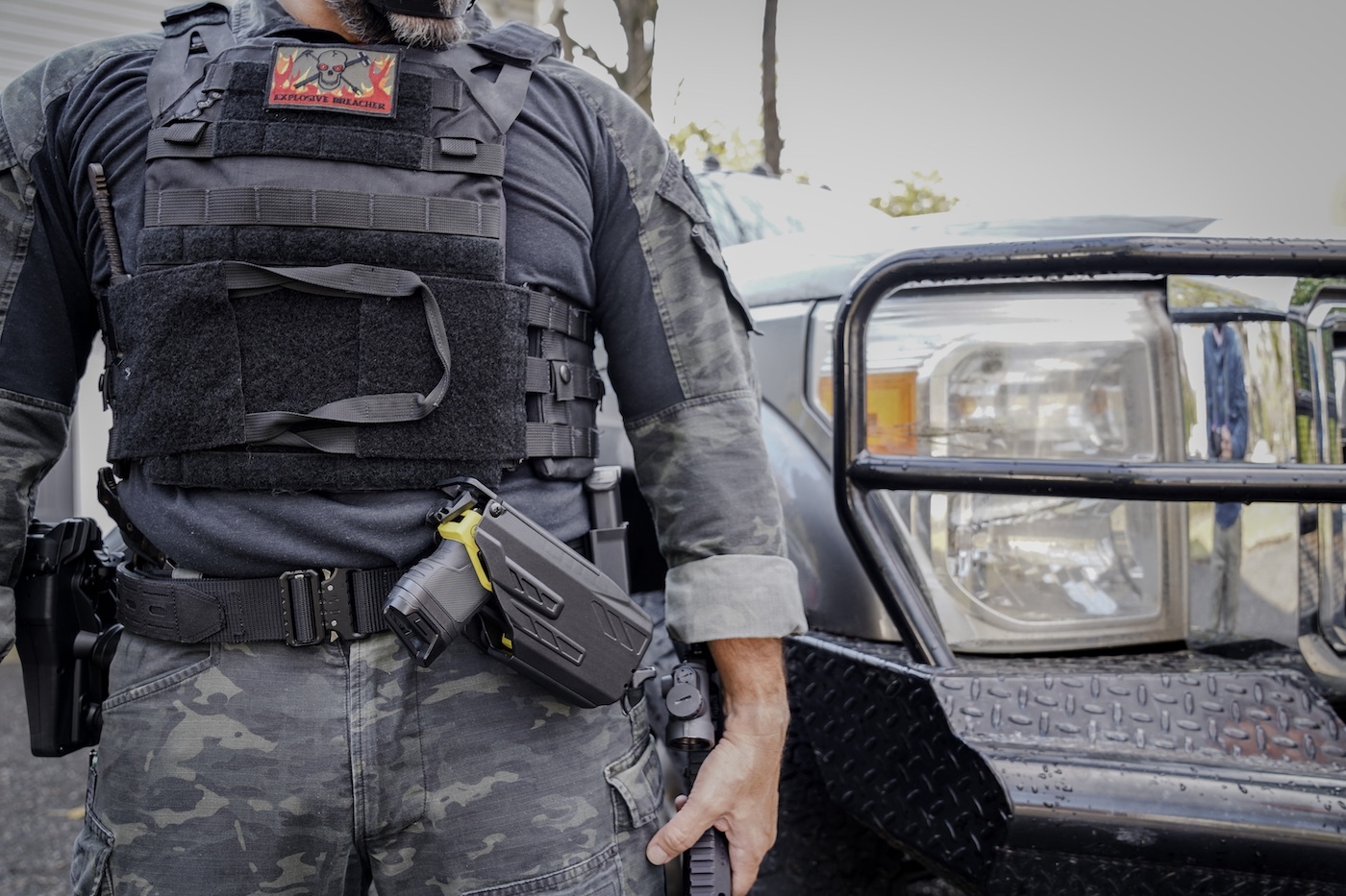 officer with holster