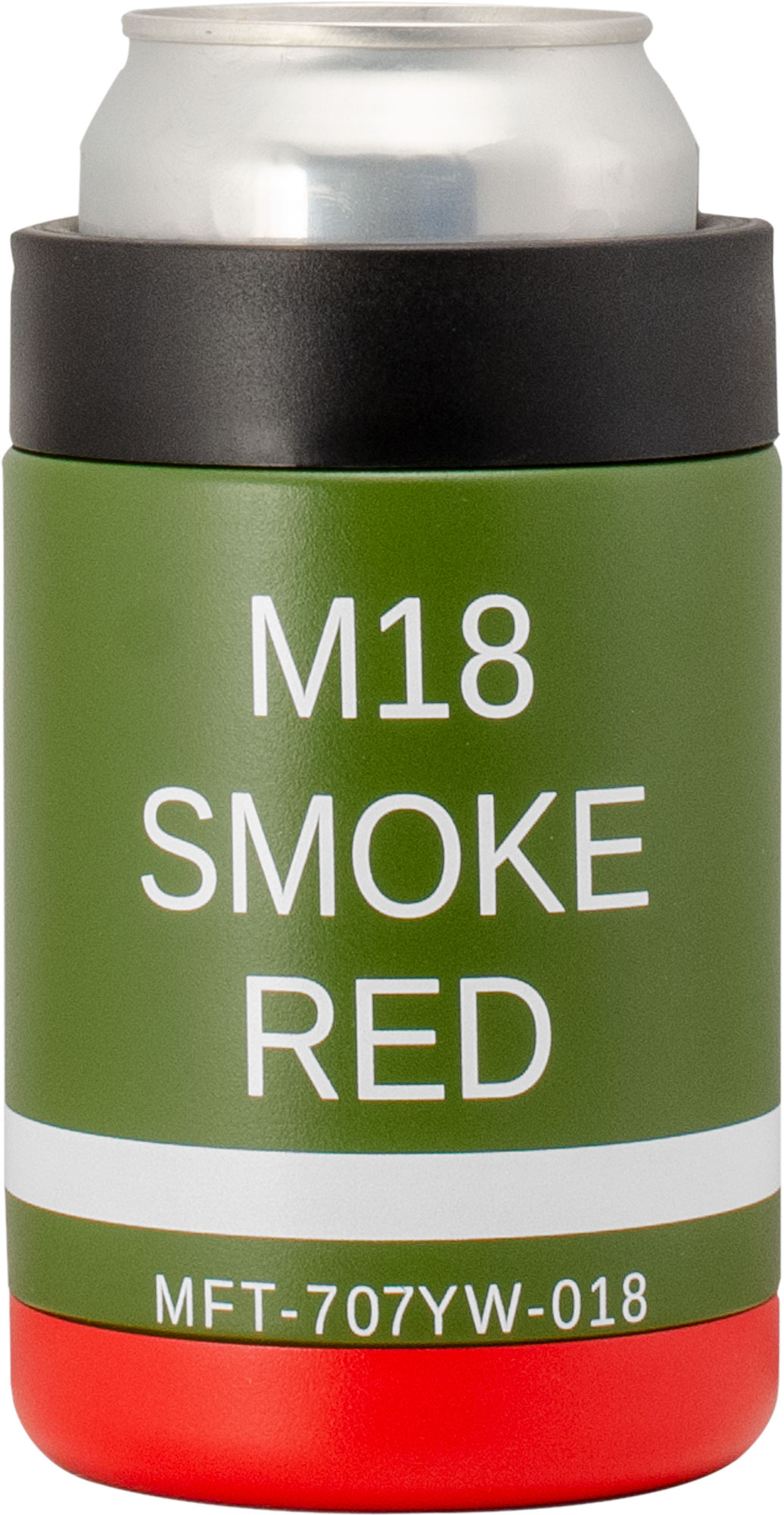 Mission First Tactical MFT DM18R-25 24 oz M18 Evac Tumbler with Twist on Top Red Smoke