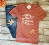 Pumpkin Spice & Everything Nice T-Shirt heather Clay