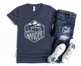 Lets Wander in Heather Navy