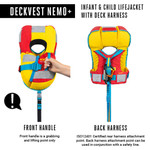  Spinlock Deckvest NEMO+ 150N Children's Life Jacket with Harness 