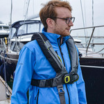  Spinlock Deckvest 6D 275N Pro Sensor Life Jacket with Harness Black/Grey 