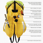  Crewsaver ErgoFit 290N Extreme Life Jacket with Harness Black 