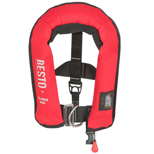 Besto Redding Besto Junior Pro 100N Automatic Life Jacket with Harness Red 